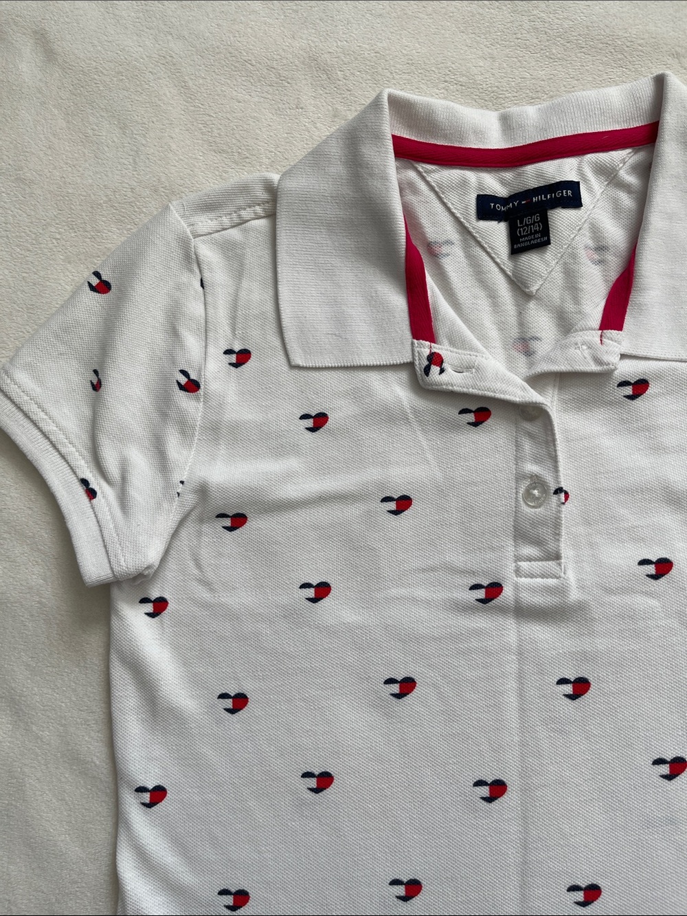 Tommy Hilfiger Hearts Polo Shirt♥️ - Picture 3 of 6